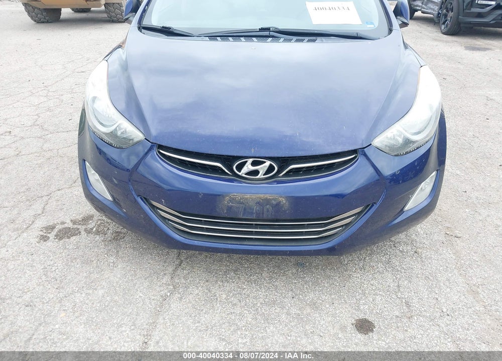 2012 HYUNDAI ELANTRA LIMITED VIN: 5NPDH4AE9CH106644
