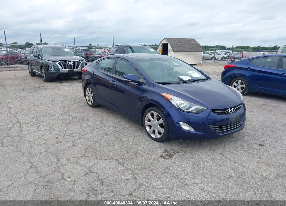 2012 HYUNDAI ELANTRA LIMITED VIN: 5NPDH4AE9CH106644