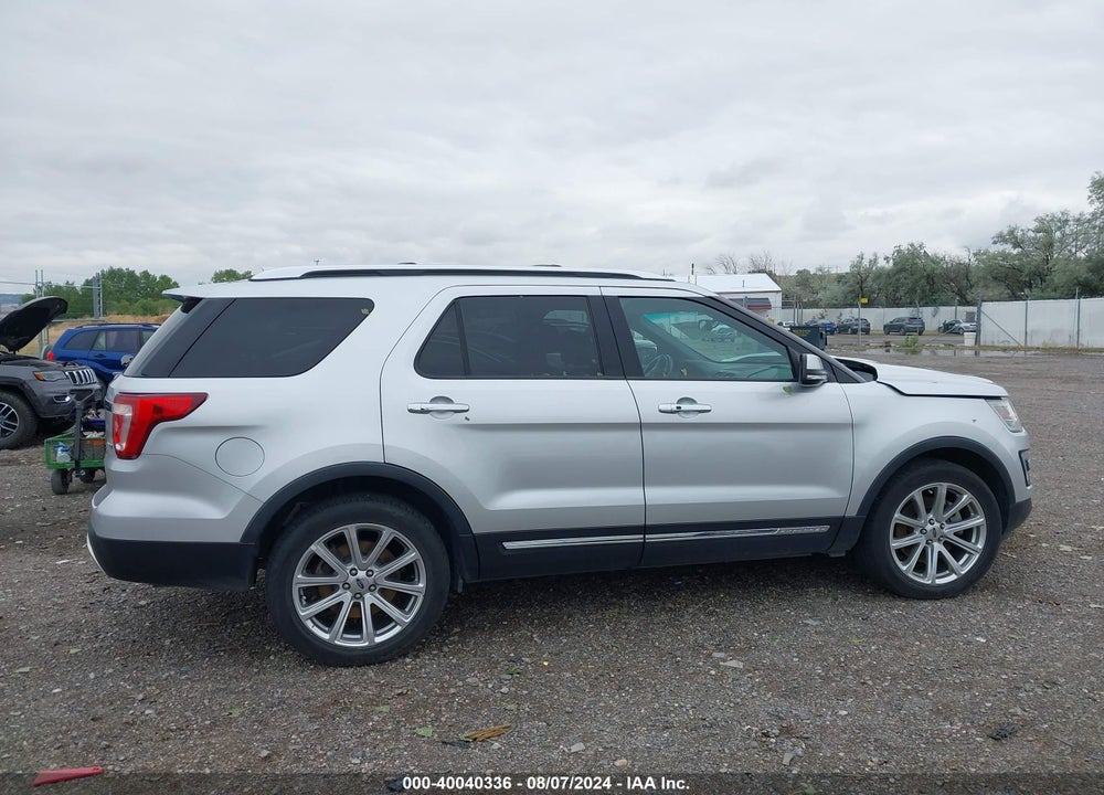 2016 FORD EXPLORER LIMITED VIN: 1FM5K8F83GGC09533