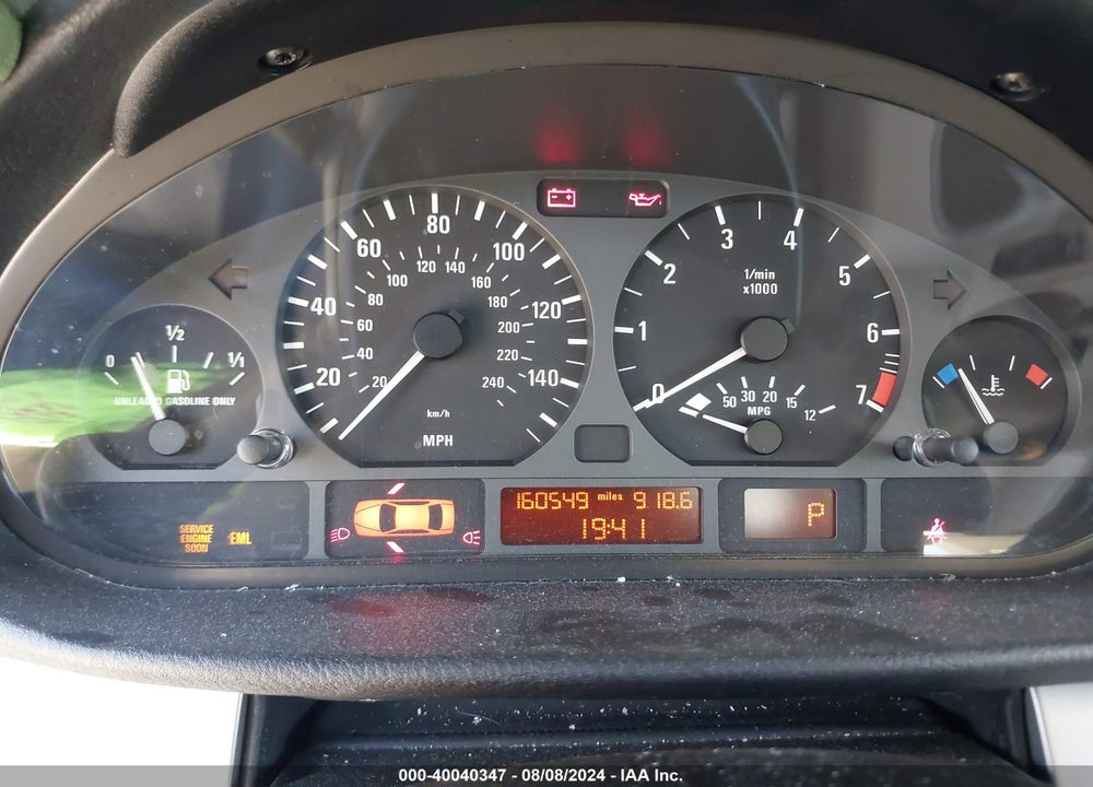 2003 BMW 325I VIN: WBAET37423NJ37128