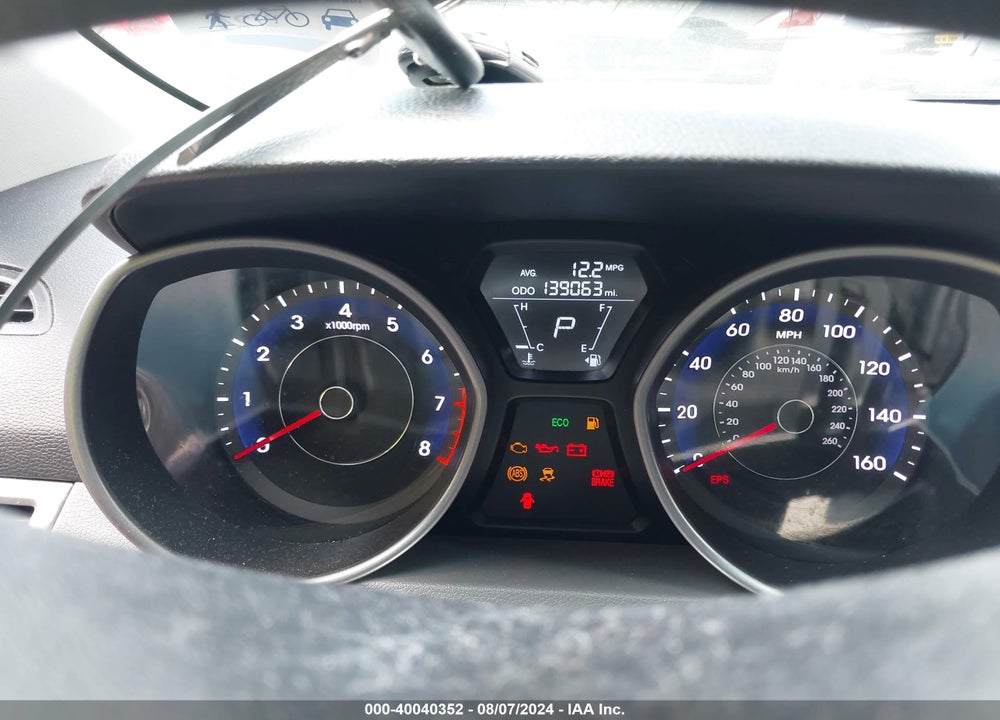 2013 HYUNDAI ELANTRA GLS VIN: 5NPDH4AE9DH270123