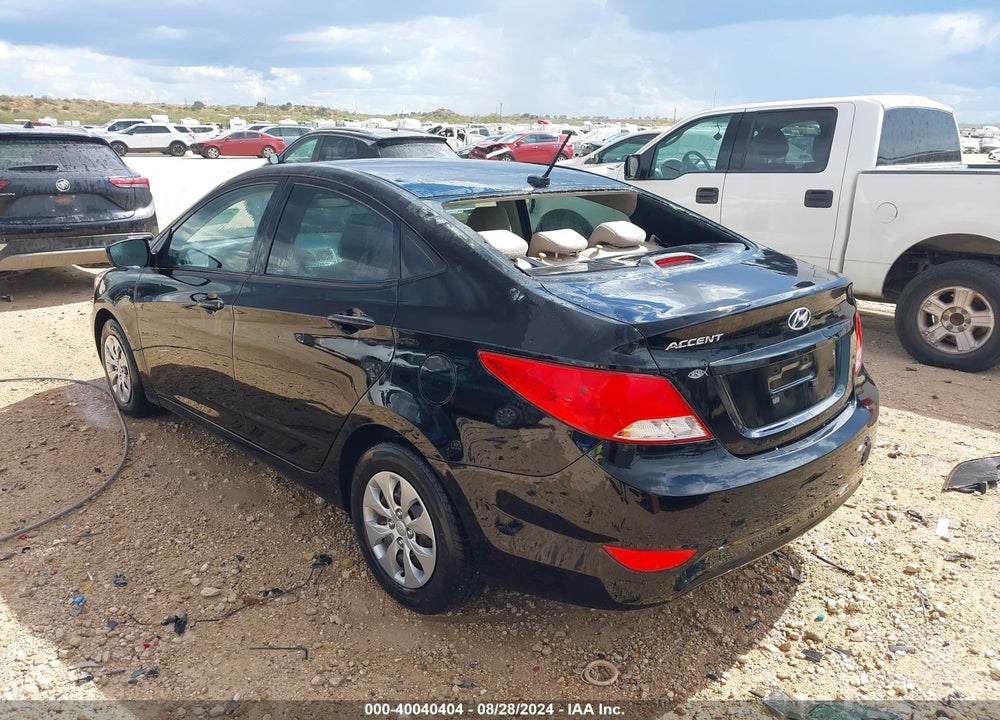 2017 HYUNDAI ACCENT SE VIN: KMHCT4AE4HU353489