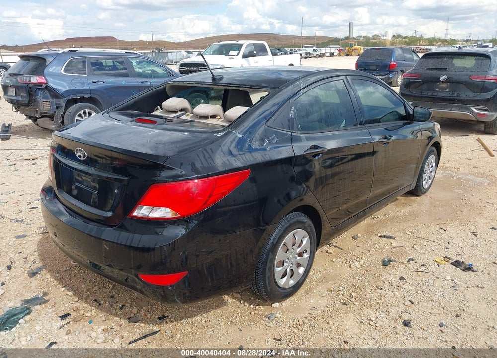 2017 HYUNDAI ACCENT SE VIN: KMHCT4AE4HU353489