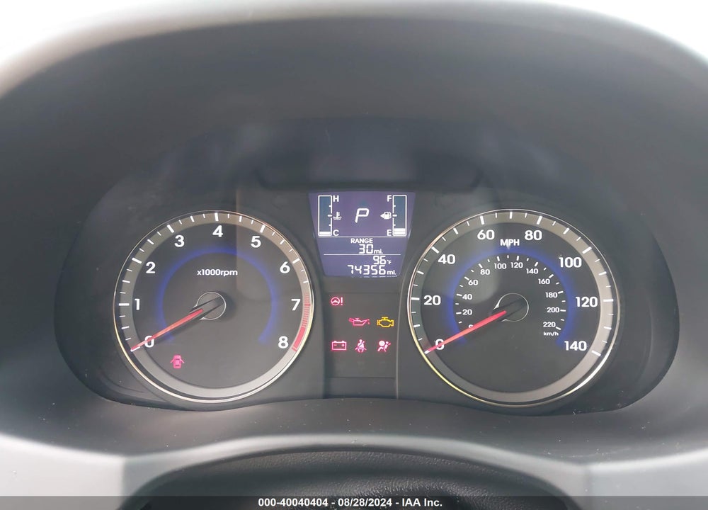 2017 HYUNDAI ACCENT SE VIN: KMHCT4AE4HU353489