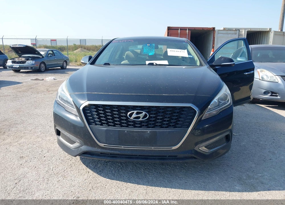 2016 HYUNDAI SONATA HYBRID SE VIN: KMHE24L12GA030127