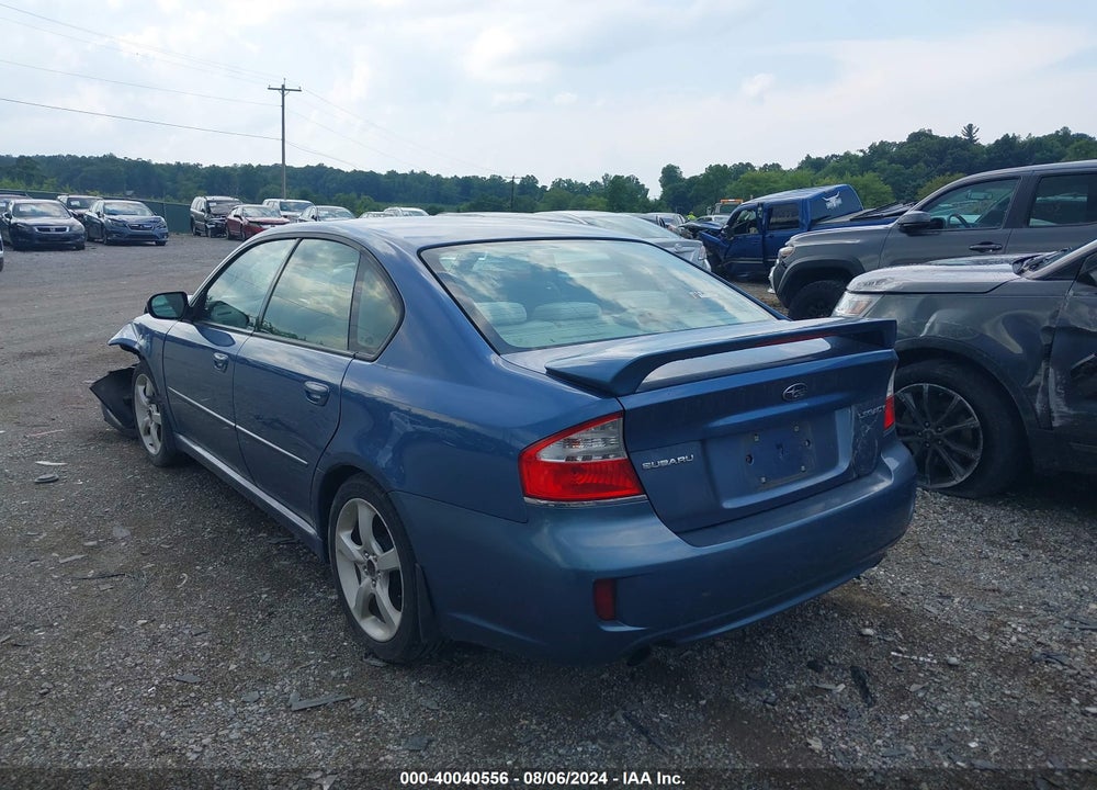 2008 SUBARU LEGACY 2.5I VIN: 4S3BL616987225753