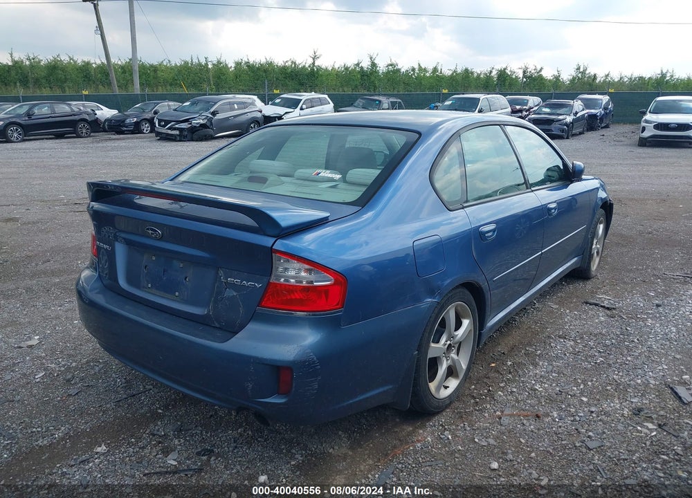 2008 SUBARU LEGACY 2.5I VIN: 4S3BL616987225753