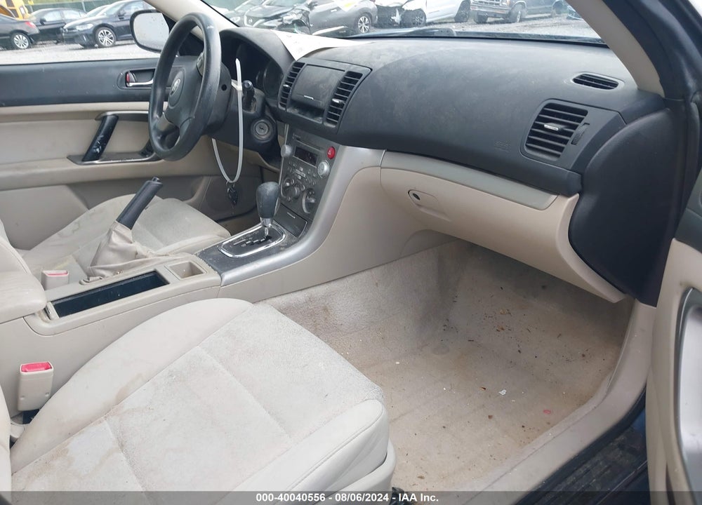 2008 SUBARU LEGACY 2.5I VIN: 4S3BL616987225753