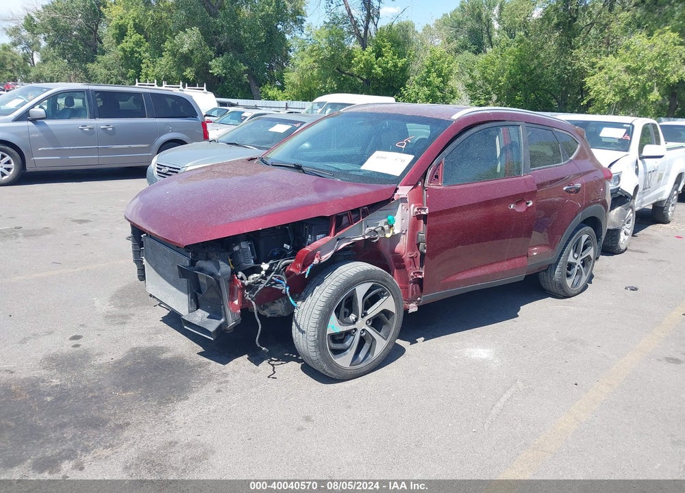 2016 HYUNDAI TUCSON LIMITED VIN: KM8J3CA2XGU163573