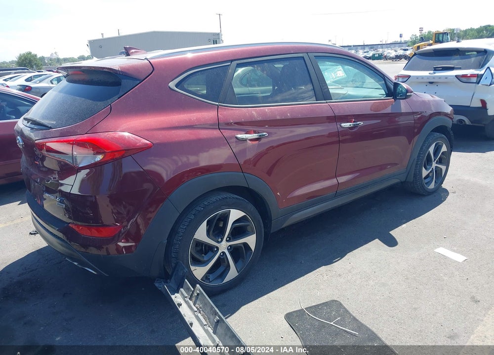 2016 HYUNDAI TUCSON LIMITED VIN: KM8J3CA2XGU163573
