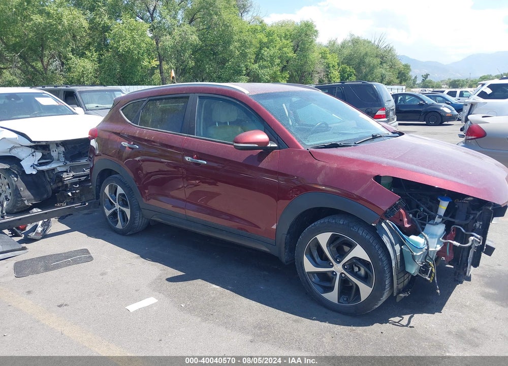 2016 HYUNDAI TUCSON LIMITED VIN: KM8J3CA2XGU163573