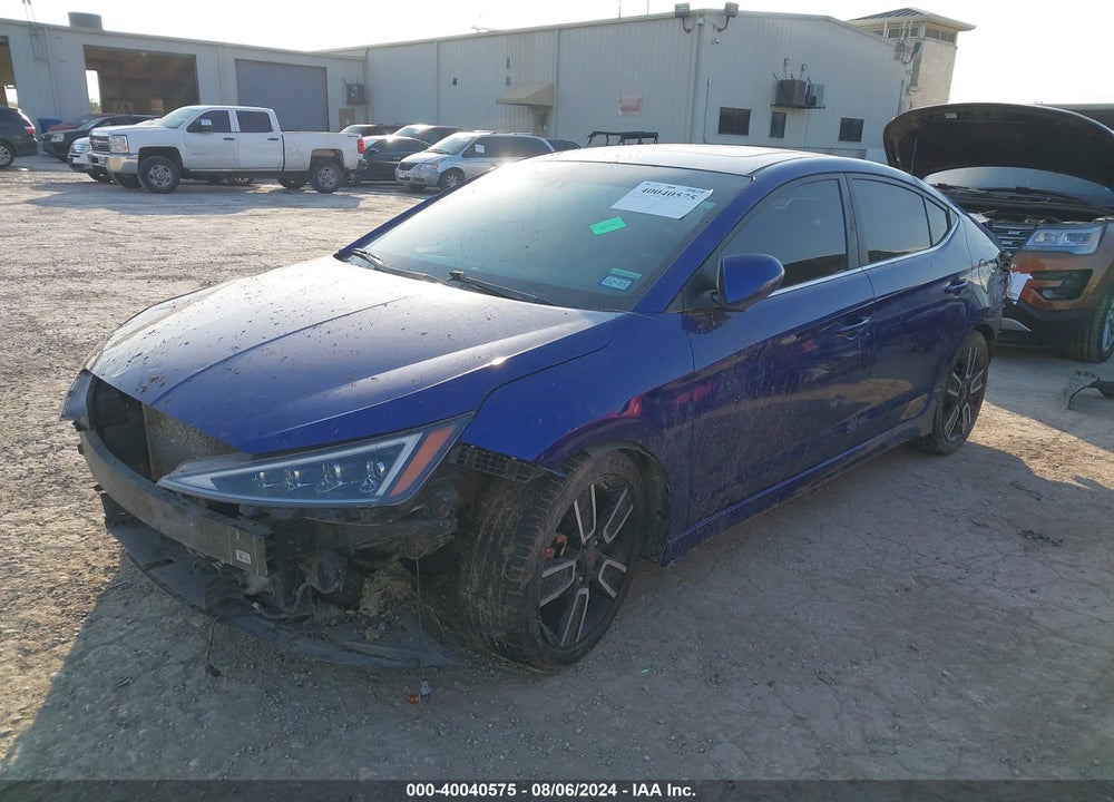 2020 HYUNDAI ELANTRA SPORT VIN: KMHD04LB3LU037977