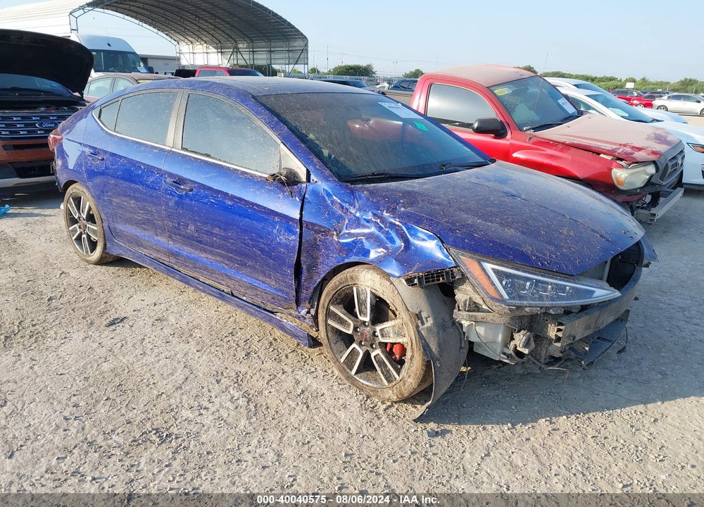 2020 HYUNDAI ELANTRA SPORT VIN: KMHD04LB3LU037977