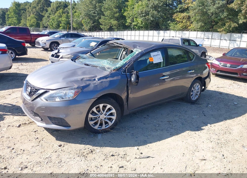 2019 NISSAN SENTRA SV VIN: 3N1AB7AP3KY435125