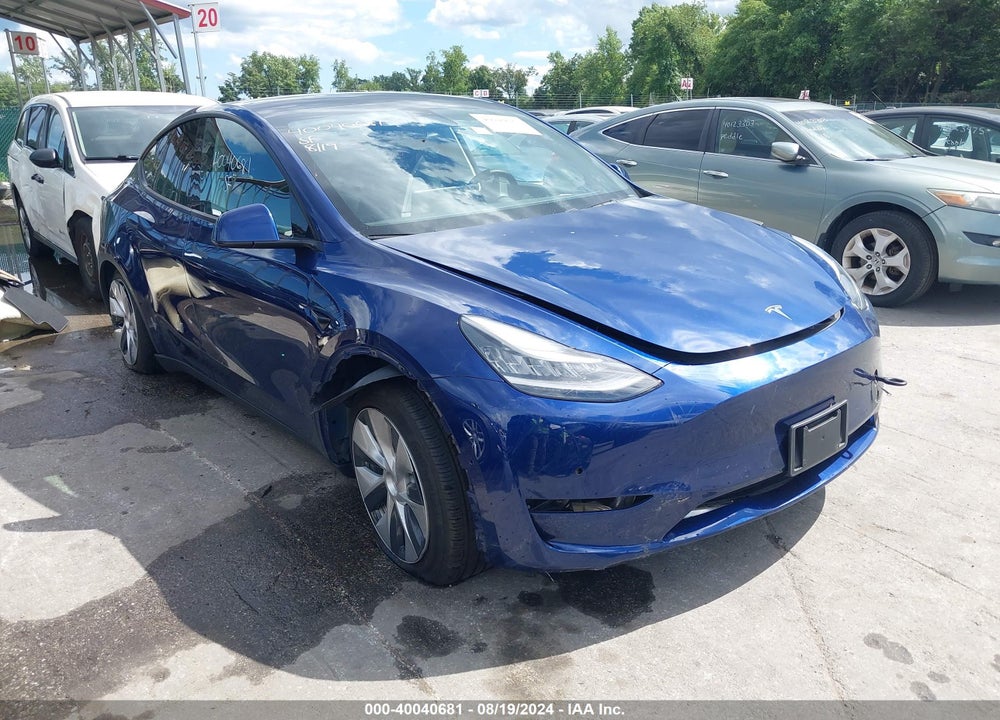2020 TESLA MODEL Y LONG RANGE DUAL MOTOR ALL-WHEEL DRIVE VIN: 5YJYGDEE4LF046933