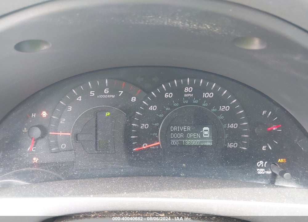 2008 TOYOTA CAMRY XLE V6 VIN: 4T1BK46K48U564012