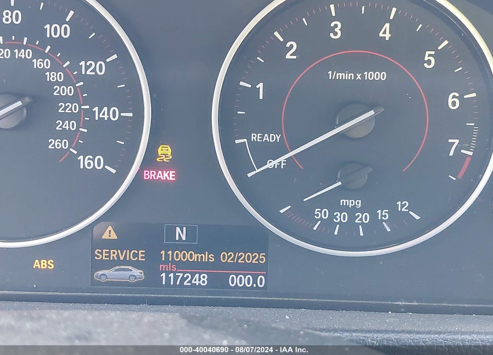 2012 BMW 328I VIN: WBA3A5C51CF347270