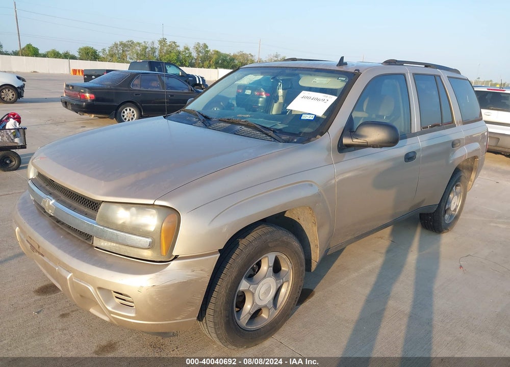 2007 CHEVROLET TRAILBLAZER LS VIN: 1GNDS13S172180657