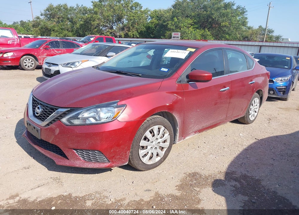 2017 NISSAN SENTRA SV VIN: 3N1AB7AP9HY283067