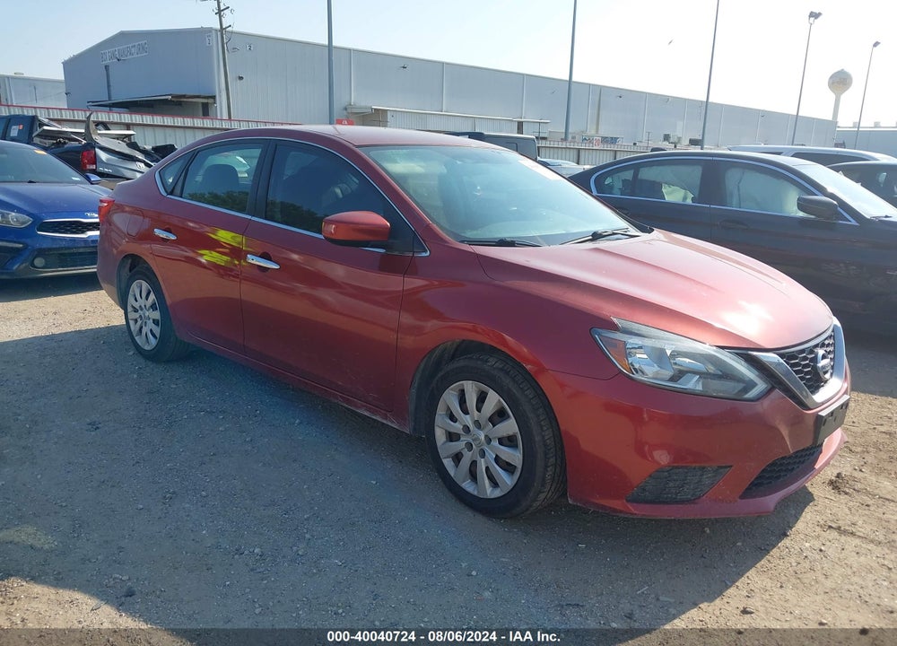2017 NISSAN SENTRA SV VIN: 3N1AB7AP9HY283067