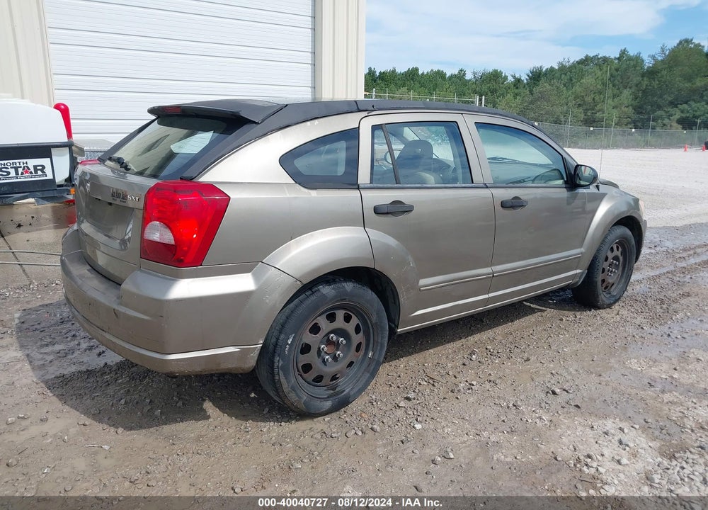 2007 DODGE CALIBER SXT VIN: 1B3HB48B87D163655