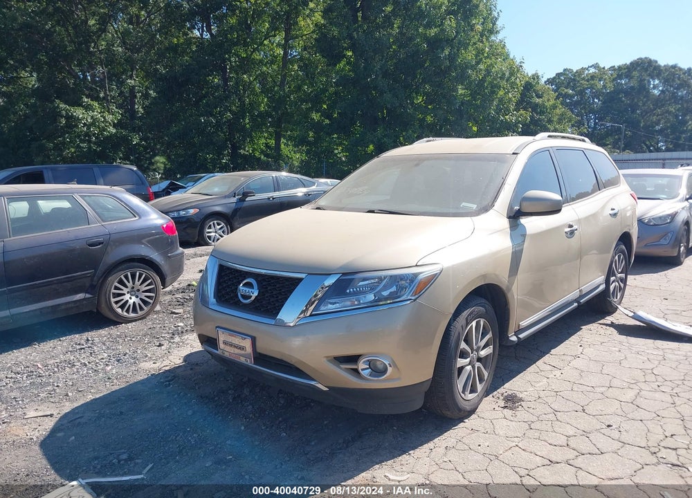 2013 NISSAN PATHFINDER SL VIN: 5N1AR2MN1DC609254