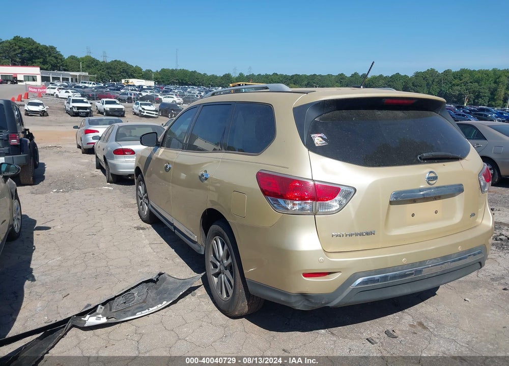 2013 NISSAN PATHFINDER SL VIN: 5N1AR2MN1DC609254