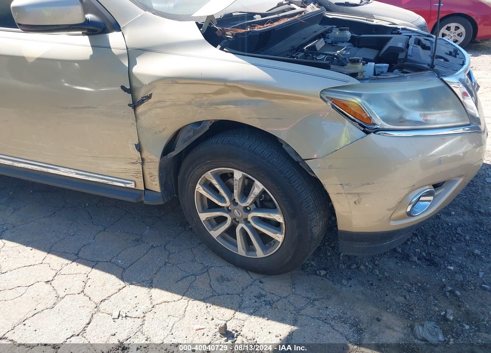 2013 NISSAN PATHFINDER SL VIN: 5N1AR2MN1DC609254