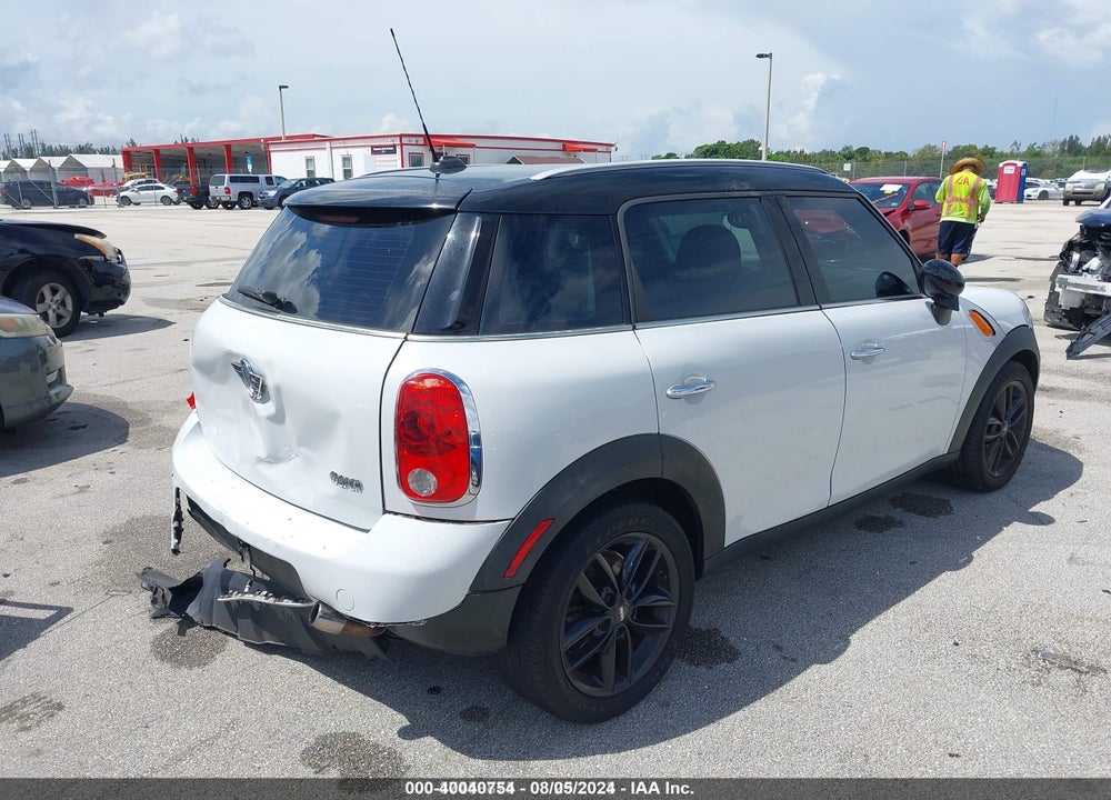 2011 MINI COOPER COUNTRYMAN VIN: WMWZB3C57BWH94571
