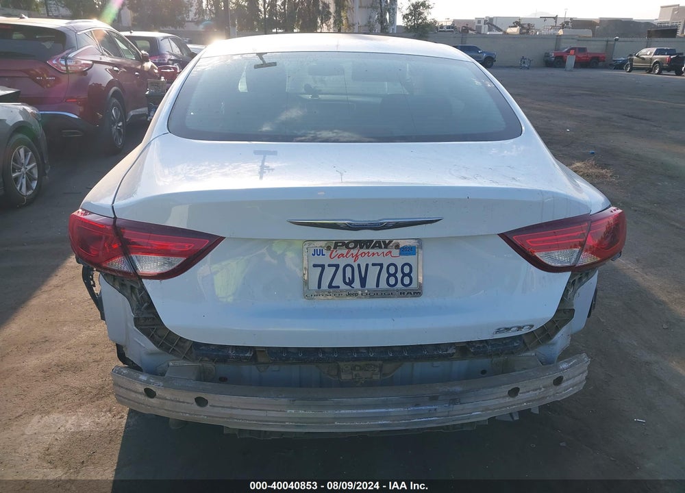 2016 CHRYSLER 200 LIMITED VIN: 1C3CCCABXGN123473