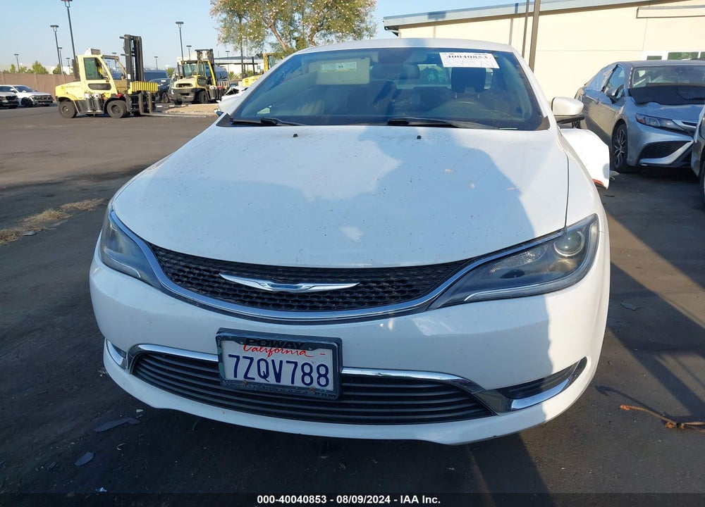 2016 CHRYSLER 200 LIMITED VIN: 1C3CCCABXGN123473