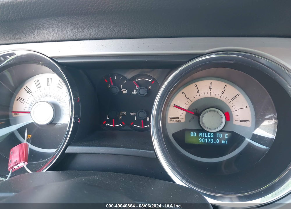 2011 FORD MUSTANG V6 PREMIUM VIN: 1ZVBP8AM4B5105860