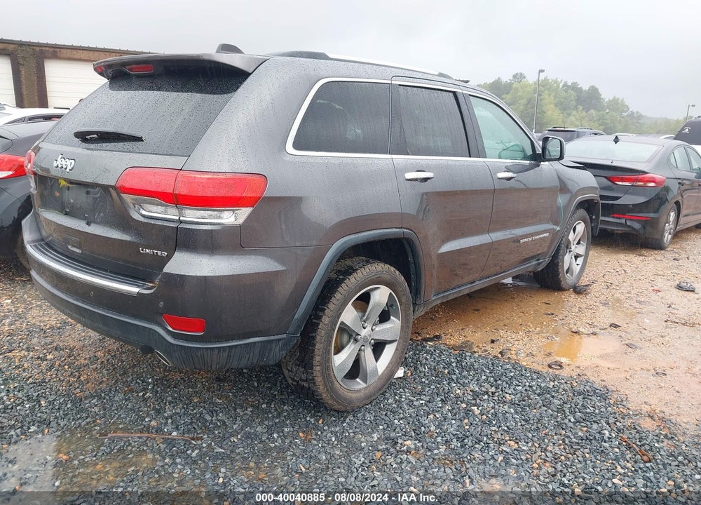 2016 JEEP GRAND CHEROKEE LIMITED VIN: 1C4RJEBG8GC418813