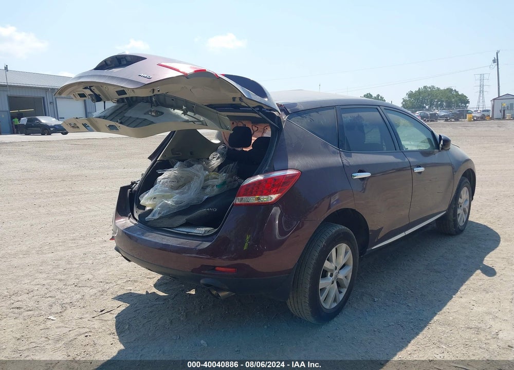 2014 NISSAN MURANO S VIN: JN8AZ1MW7EW529534