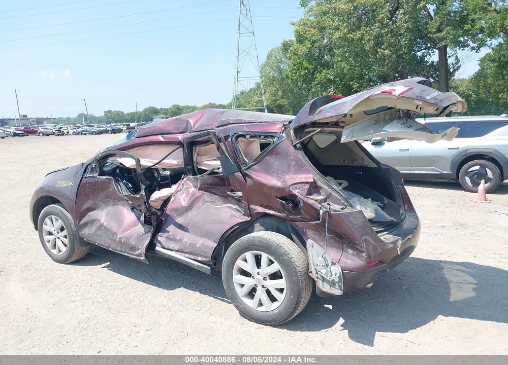 2014 NISSAN MURANO S VIN: JN8AZ1MW7EW529534
