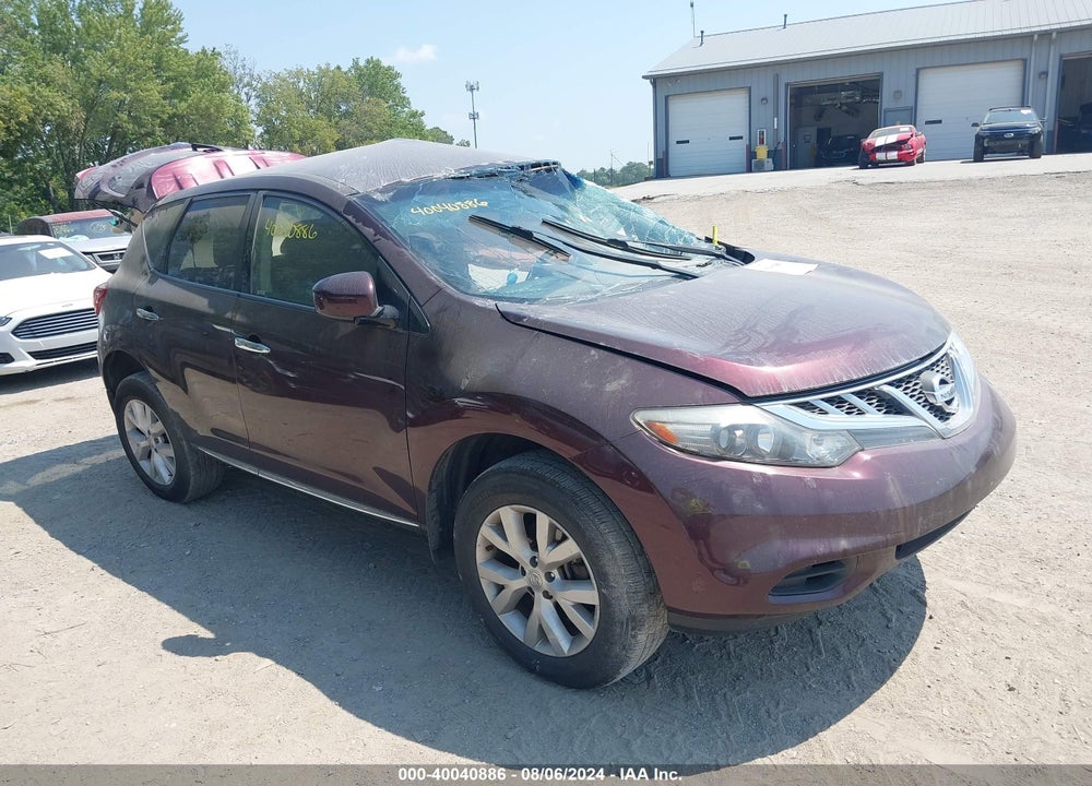 2014 NISSAN MURANO S VIN: JN8AZ1MW7EW529534
