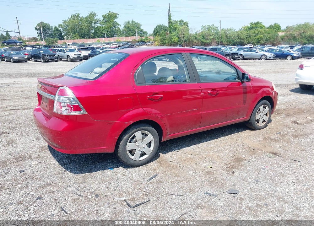 2011 CHEVROLET AVEO 1LT VIN: KL1TD5DE3BB186457