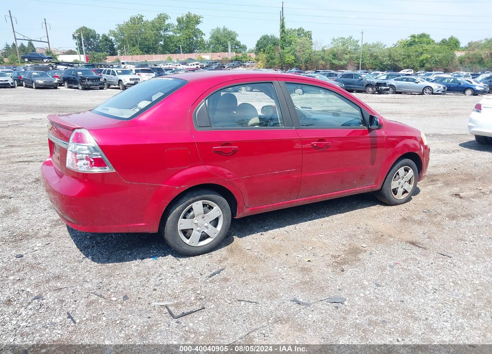 2011 CHEVROLET AVEO 1LT VIN: KL1TD5DE3BB186457