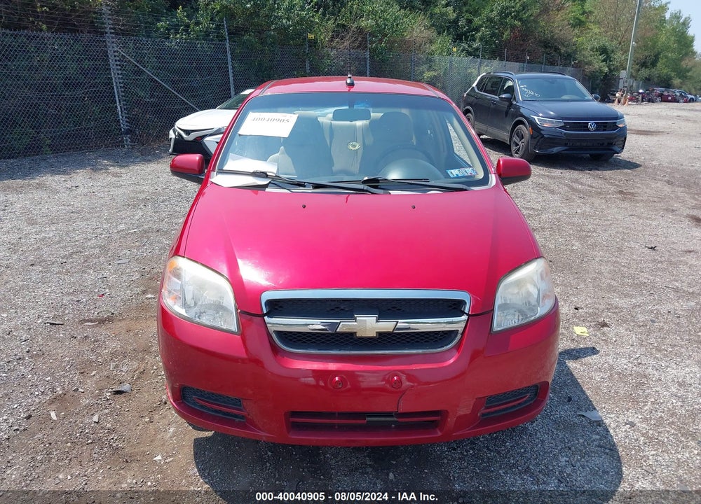 2011 CHEVROLET AVEO 1LT VIN: KL1TD5DE3BB186457