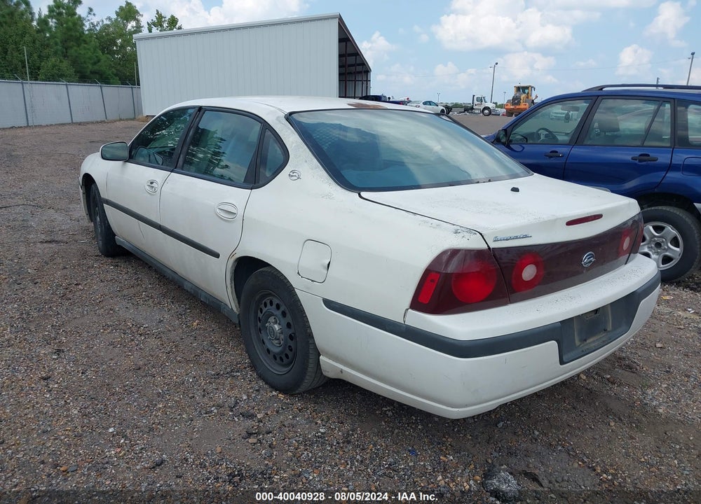 2005 CHEVROLET IMPALA POLICE VIN: 2G1WF55K759200721