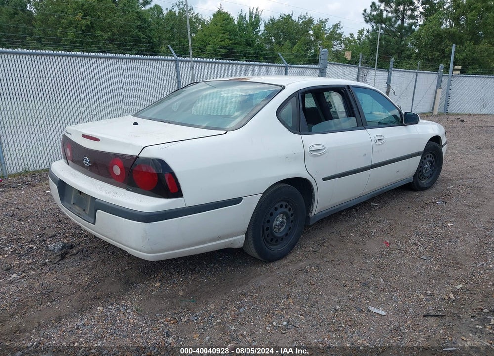 2005 CHEVROLET IMPALA POLICE VIN: 2G1WF55K759200721