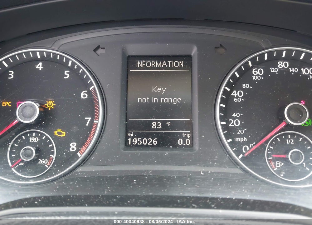 2013 VOLKSWAGEN PASSAT 2.5L SE VIN: 1VWBP7A33DC108751