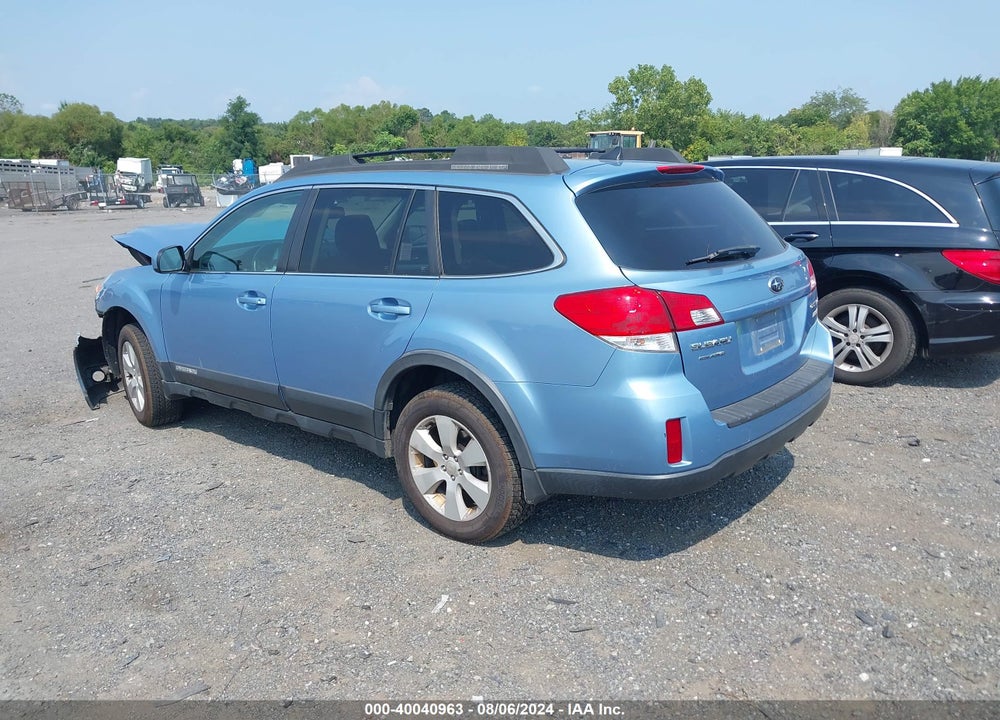 2011 SUBARU OUTBACK 2.5I PREMIUM VIN: 4S4BRBFC4B3439338