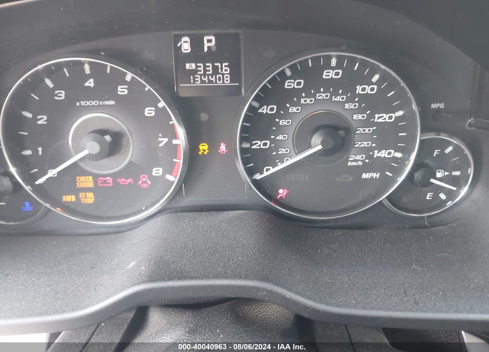 2011 SUBARU OUTBACK 2.5I PREMIUM VIN: 4S4BRBFC4B3439338