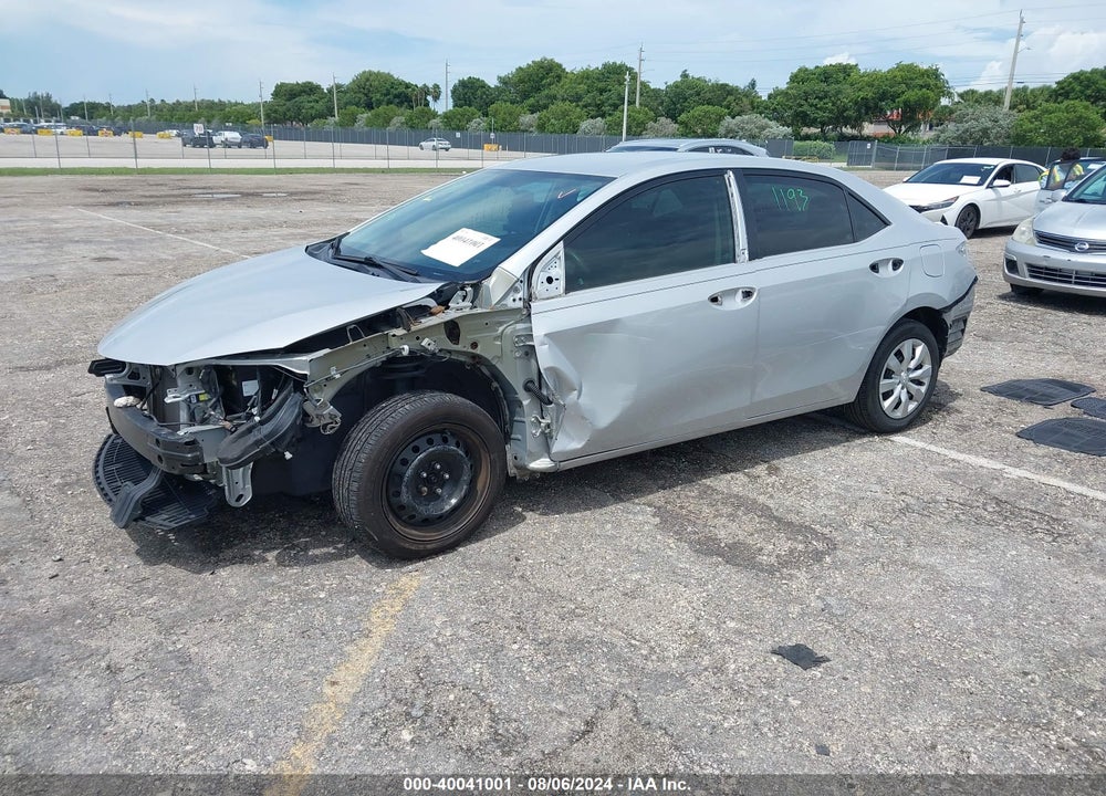 2016 TOYOTA COROLLA LE VIN: 2T1BURHEXGC689241