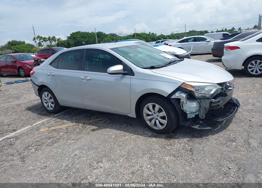 2016 TOYOTA COROLLA LE VIN: 2T1BURHEXGC689241