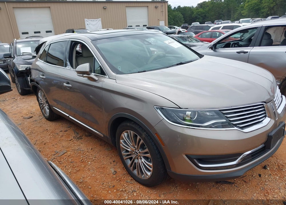 2018 LINCOLN MKX RESERVE VIN: 2LMPJ6LRXJBL40510