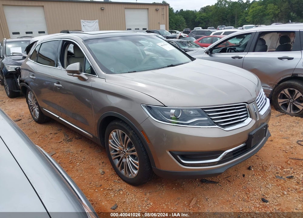 2018 LINCOLN MKX RESERVE VIN: 2LMPJ6LRXJBL40510