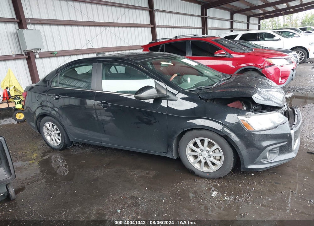 2019 CHEVROLET SONIC LT AUTO VIN: 1G1JD5SB4K4117587