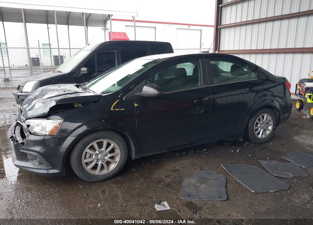 2019 CHEVROLET SONIC LT AUTO VIN: 1G1JD5SB4K4117587